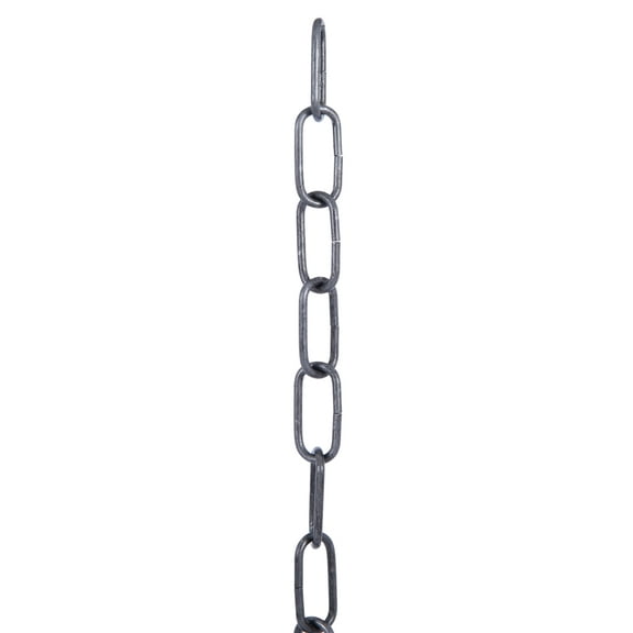 B&P Lamp® Raw Steel 10 Gauge Straight Sided Oval Chain
