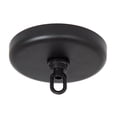 thumbnail image 1 of B&P Lamp Rounded Ceiling Light Canopy Plate Kit, Black, 1 of 3