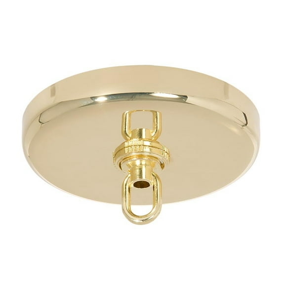 B&P Lamp® Rounded Canopy Kit (Brass)