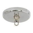 thumbnail image 1 of B&P Lamp® Rounded Ceiling Light Canopy Plate Kit (Nickel), 1 of 3