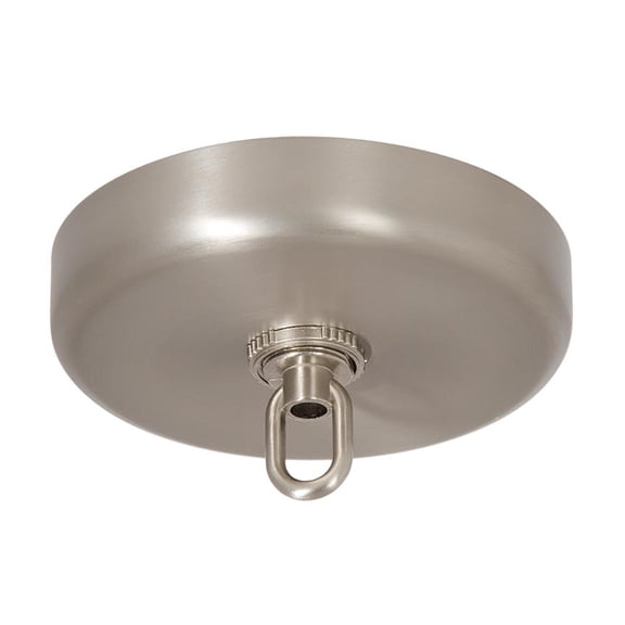 B&P LampĀ® Rounded Canopy Kit (Satin Nickel)