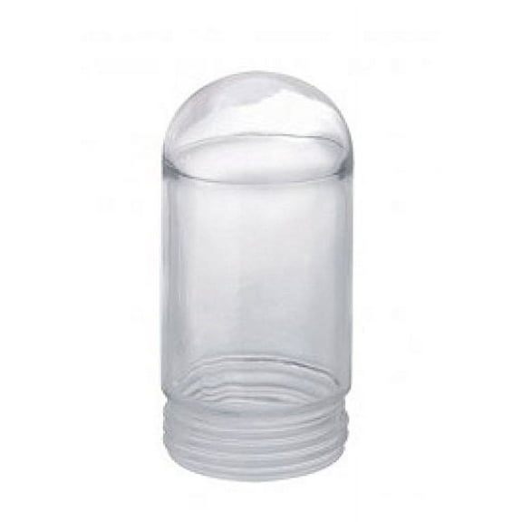 B&P Lamp® Screw Fitter Utility Globe or Jelly Jar Type Shade, 6 3/4" Height, 3 1/4" Width, and 3 11/64" Screw Fitter