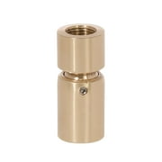 B&P Lamp® Solid Brass Hang Straight Swivel with Set Screw, Unfinished Brass