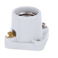 thumbnail image 1 of B&P Lamp® Square Base Porcelain Pony Cleat Edison Socket, 1 of 2