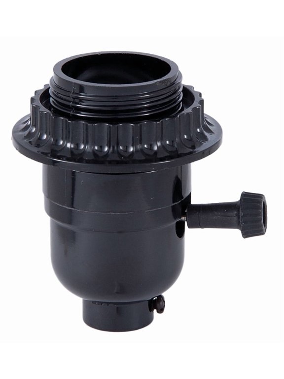 Threaded Shell with Ring Phenolic Socket | Easy to Install Replacement Lamp Socket