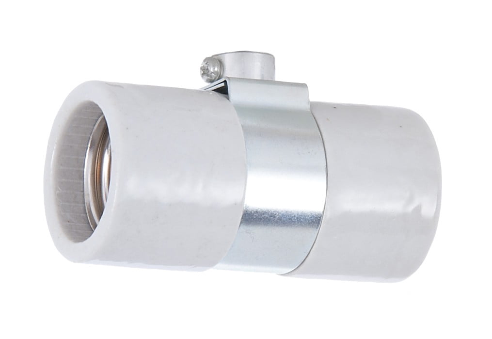 Twin Medium Porcelain Socket With Flange Bushing Cap - Vacuums R-Us and Sewing Too