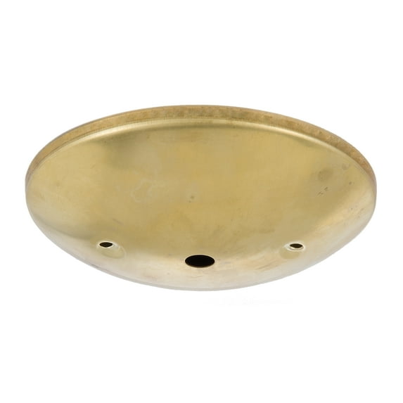 B&P Lamp® Unfinished Brass Modern Shallow Canopy