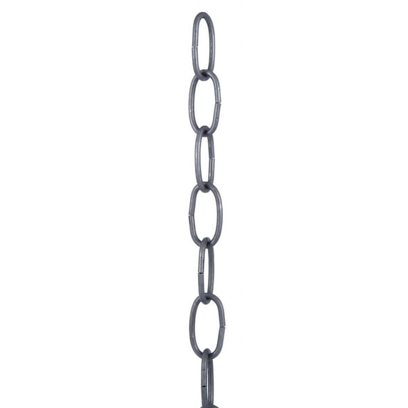 B&P Lamp® Unfinished Steel Decorative Chain, 3 Ft. Length