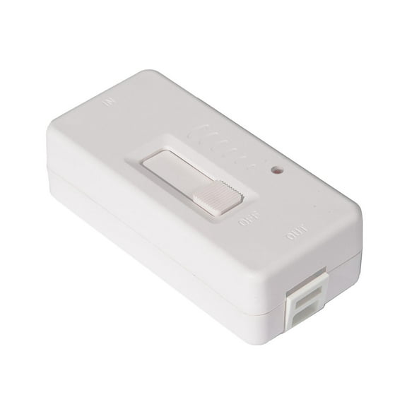 B&P Lamp® White In-Line Full Range Dimmer