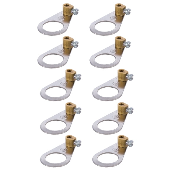 B&P Lamp® Zinc Plated Lug with Set Screw, Slips 1/8 IP, Pack of 10