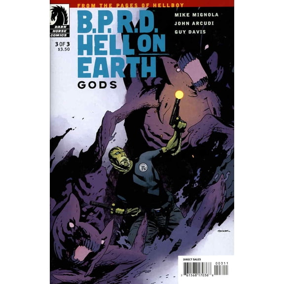 B.P.R.D. Hell On Earth: Gods #3 VF ; Dark Horse Comic Book