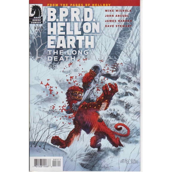 B.P.R.D. Hell On Earth: The Long Death #3 VF ; Dark Horse Comic Book