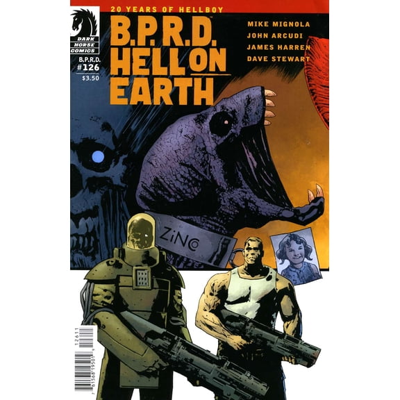 B.P.R.D. Hell on Earth #126 VF ; Dark Horse Comic Book