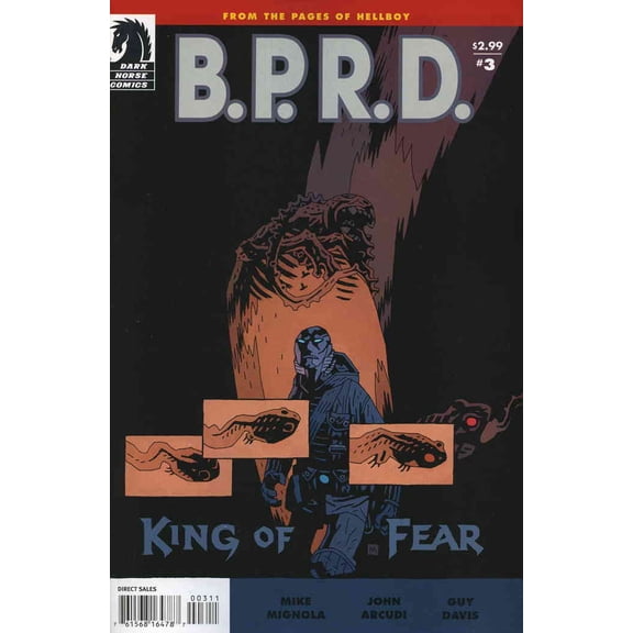 B.P.R.D.: King of Fear #3 VF ; Dark Horse Comic Book