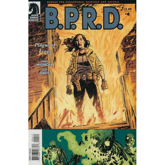 B.P.R.D.: Plague of Frogs #4 VF ; Dark Horse Comic Book