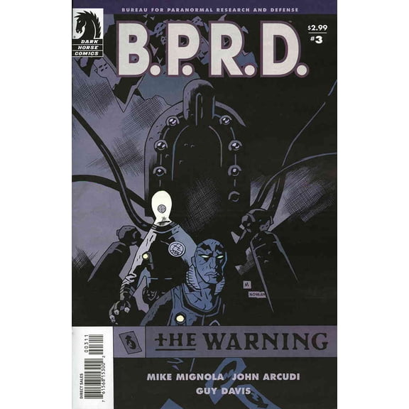 B.P.R.D.: The Warning #3 VF ; Dark Horse Comic Book