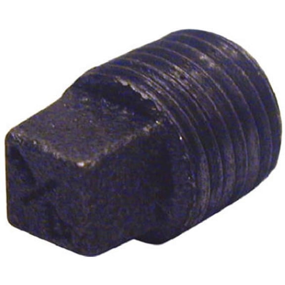 B-PLG05 0.5 in. Black Pipe Plain Plug