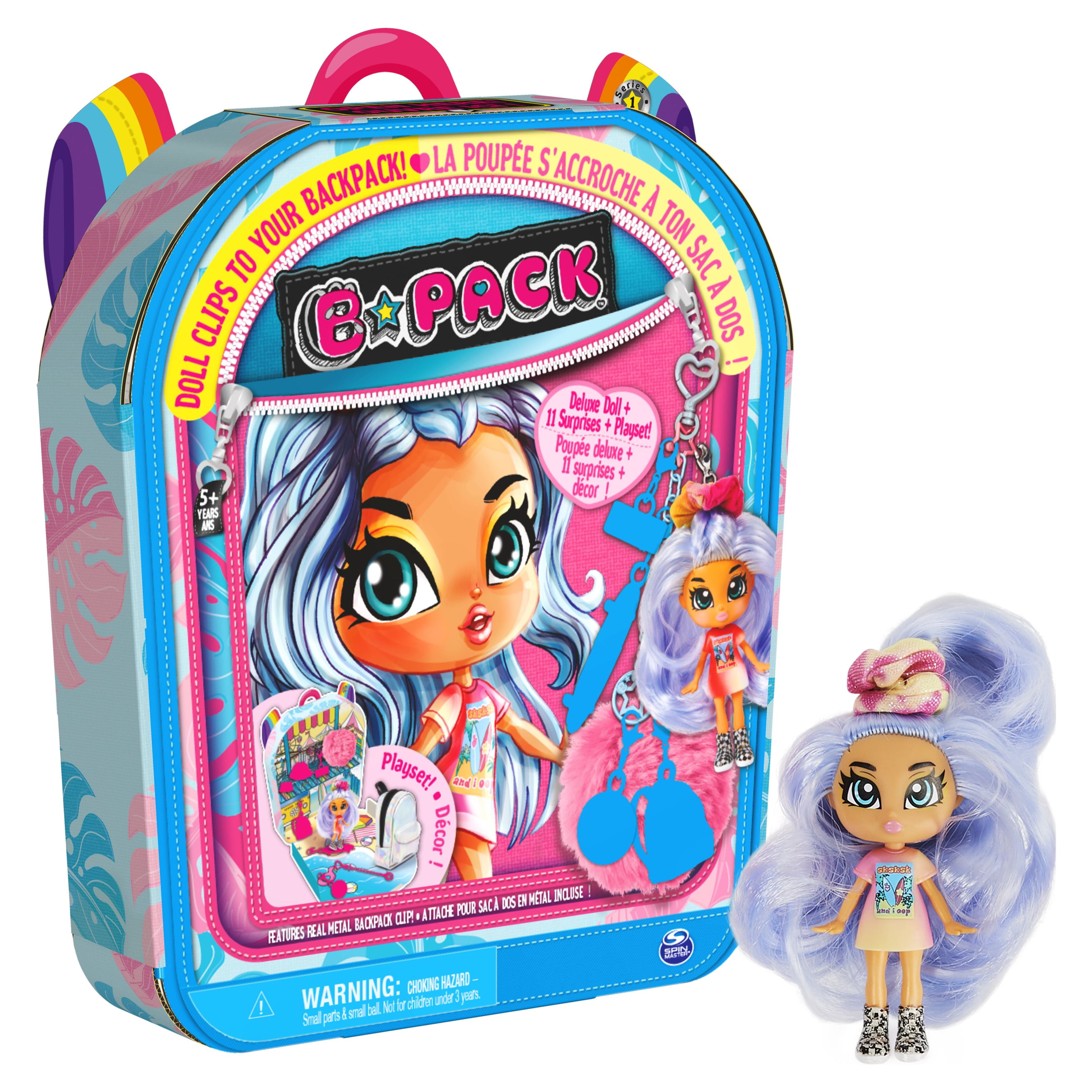B Pack, Deluxe Reina Reef 3.5-inch Doll and Playset with 11