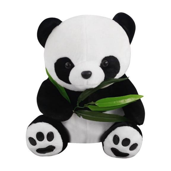 B Panda Cute Leaf Plush Stuffed Toy Doll Animal Soft Pillow Kids Fun 11.8 Inch