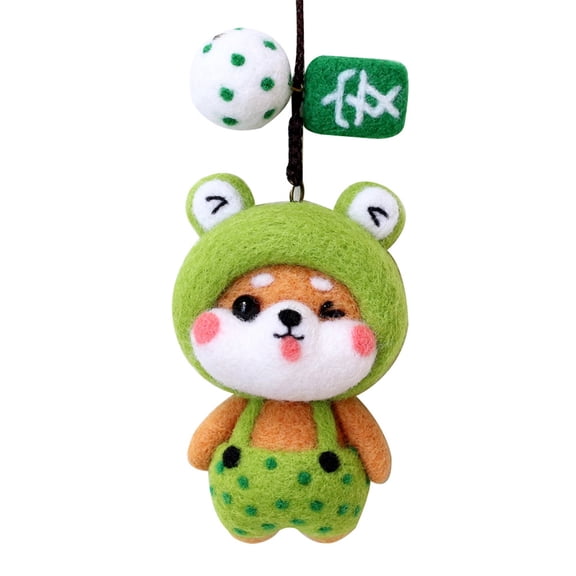 B Peace Shiba Inu Diy Wool Felt Poke Kit Cute Pattern Craft Production Package 2026 Fun