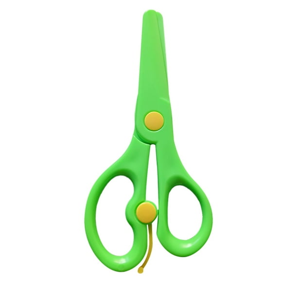 B Plastic Made Toddler Scissors For Safe Paper Cutting And Creative Activities With Easy-Grip Design
