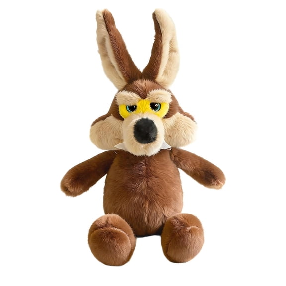 B Cartoon Style Wolf Doll With Friendly Face For Childrens Play And Decorative Accents With High Quality Fabric And Craftsmanship