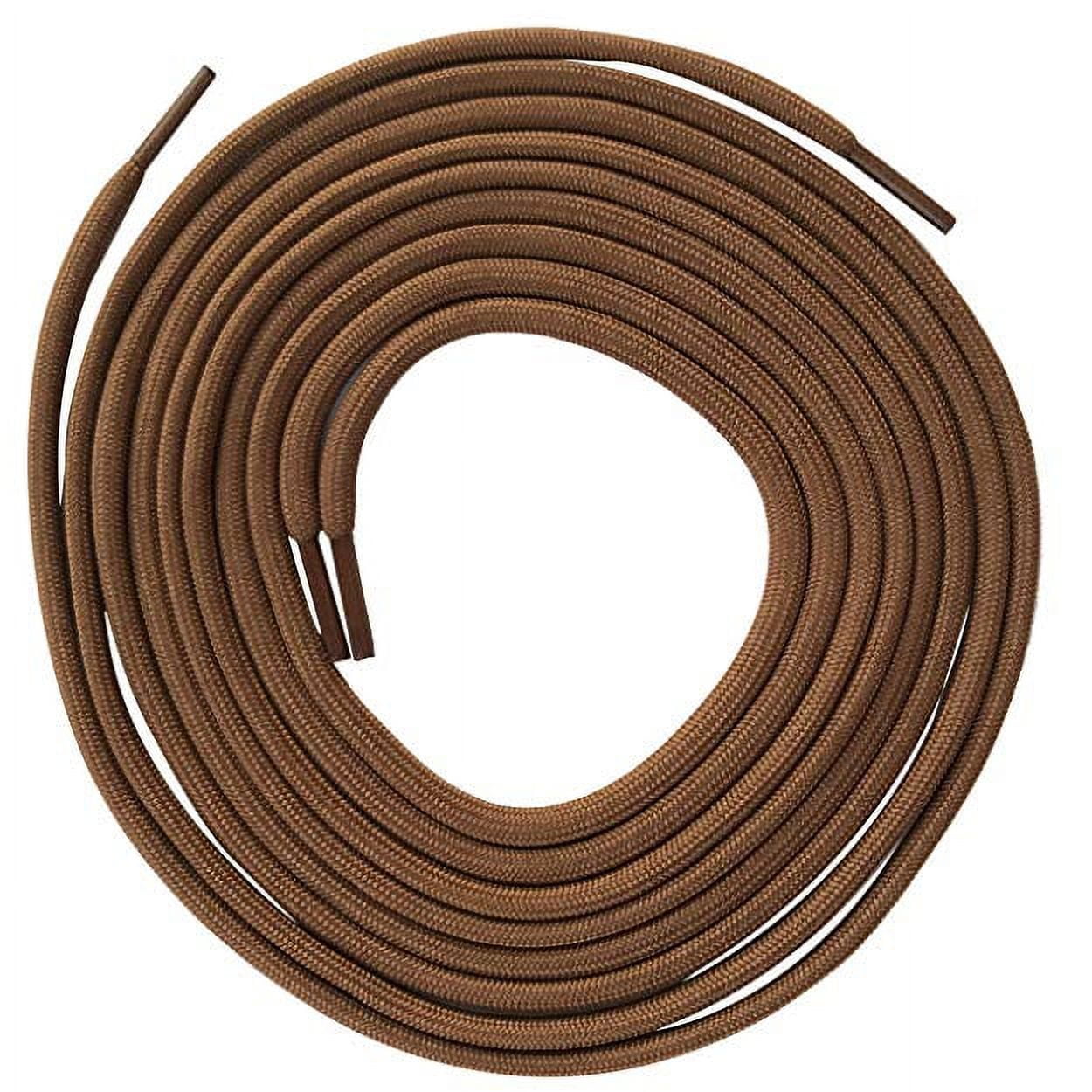 B&Q 1 Pair Khaki Hiking Work Boot Shoe Laces Strings Replacement 38 40 48 54 55 60 63 72 inch