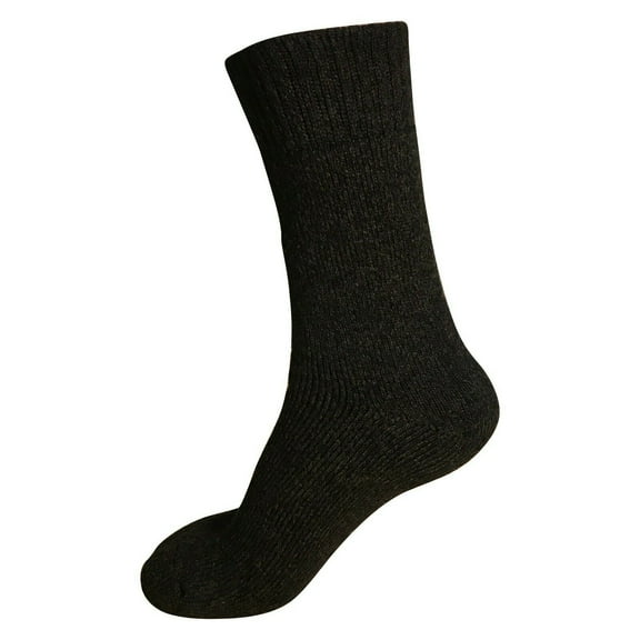 B&Q 1 Pair Mens Heavy Duty Winter Socks Thick Thermal Warm Hiking Knit Crew Socks Wool Boot Socks