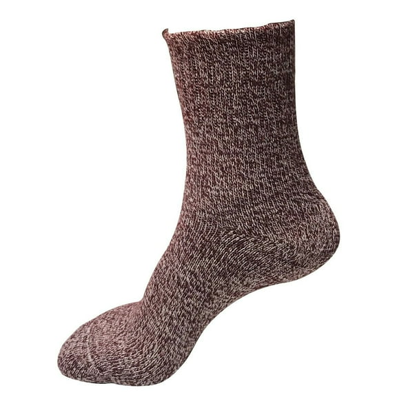 B&Q 1 Pair Womens Winter Casual Wool Blend Thick Knit Thermal Warm Crew Cozy Boot Socks Size 5-10