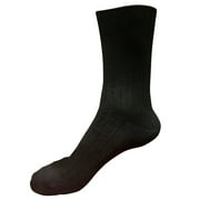 B&Q 1 pair 98% Cotton Mens Breathable Comfortable Soft Fashion Casual Crew Business Dress Socks Mid Calf Size 9-11