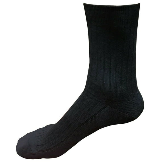 B&Q 1 pair 98% Cotton Mens Breathable Comfortable Soft Fashion Casual Crew Business Dress Socks Mid Calf Size 9-11