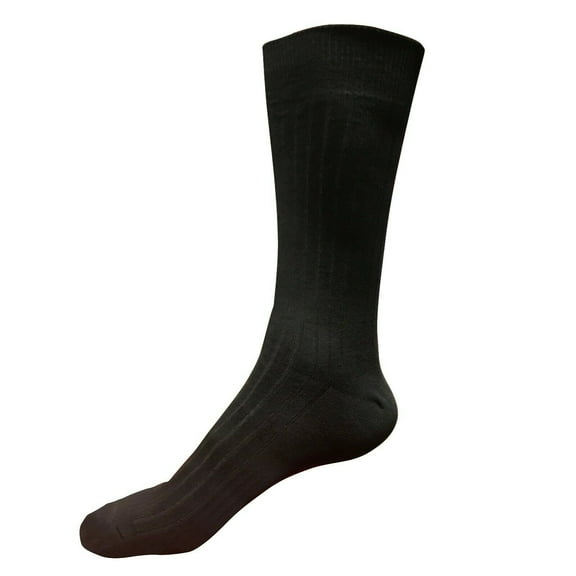 B&Q 1 pair Mens Breathable Comfortable Cotton Soft Fashion Casual Classic Crew Business Dress Socks Over the Calf Size 9-11 10-13