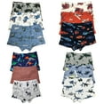 thumbnail image 1 of B&Q 12-Pack Toddler Boys Cotton Boxer Briefs - Sizes 4T, 5T, 6T, 7T, and 8T | Stylish, Comfortable, and Durable, 1 of 5
