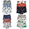 thumbnail image 1 of B&Q 12-Pack Toddler Boys Cotton Boxer Briefs - Sizes 4T-8T | Stylish and High-Quality Selection, 1 of 5