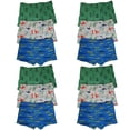 thumbnail image 1 of B&Q 12 Pack Toddler Little Boys Kids Underwear Athletic Underpants Cotton Boxer Briefs Size 4T 5T 6T 7T 8T, 1 of 4