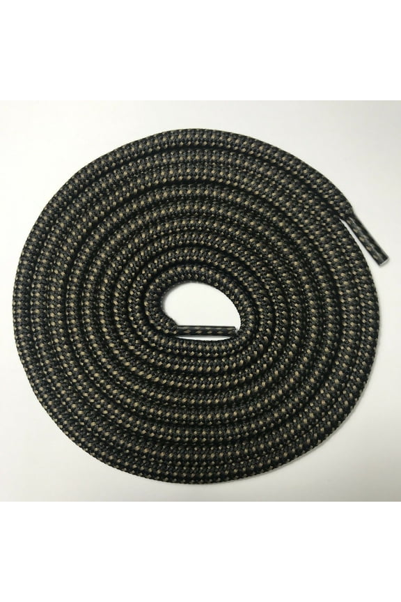 2 Pairs 5MM Thick Heavy Duty Round Boot Laces Shoelaces replacements strings for Hiking Walking Construction Safety Work Boots Shoes 39 40 48 54 55 60 63 72 Inches
