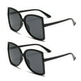 thumbnail image 1 of B & Q 2 Pairs Bowknot Butterfly Lightweight Oversized Sunglasses Gender; Unisex Ladies UV400, 1 of 5