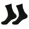 thumbnail image 1 of B&Q 2 Pairs Mens Performance Cotton Athletic Casual Dress Crew Cushion Breathable Long Socks for Running Basketball Work Sports Hiking, 1 of 3