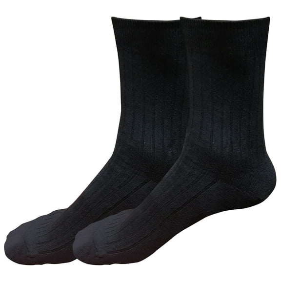 B&Q 2 pairs 98% Cotton Mens Breathable Comfortable Soft Fashion Casual Crew Business Dress Socks Mid Calf Size 9-11