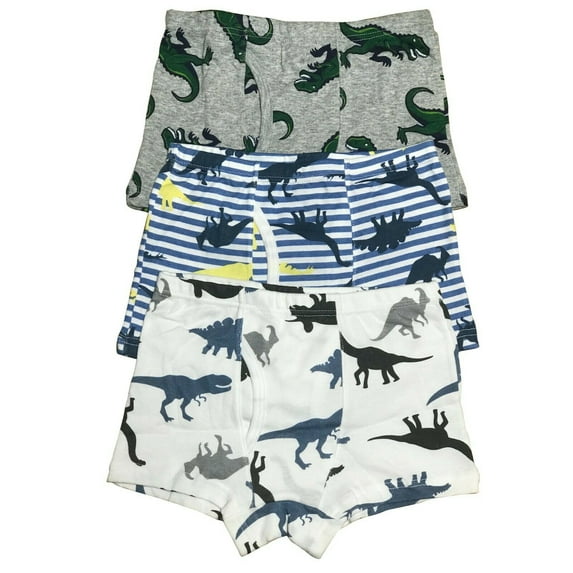 B&Q 3 PK Cotton Toddler Little Boys Kids Underwear Boxer Briefs Size 4T 5T 6T 7T 8T