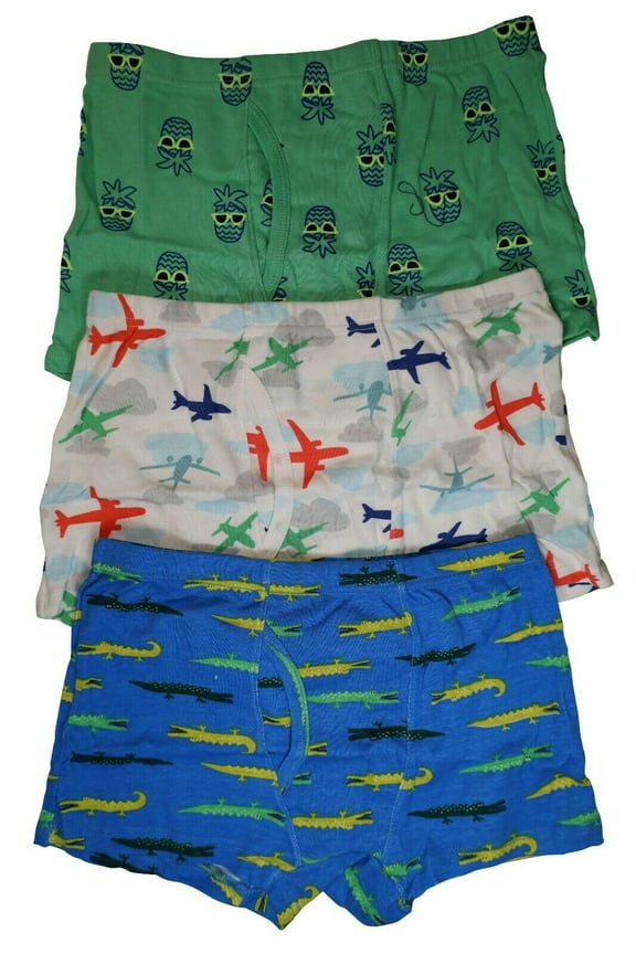 3 Pack Toddler Little Boys Kids Underwear Athletic Underpants Cotton Boxer Briefs Size 4T 5T 6T 7T 8T
