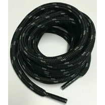 B&Q 3 Pairs 5MM Thick Heavy Duty Round Boot Laces Shoelaces replacements strings for Hiking Walking Construction Safety Work Boots Shoes 39 40 48 54 55 60 63 72 Inches