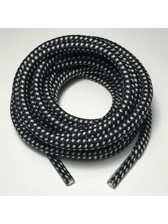 3 Pairs 5MM Thick Heavy Duty Round Boot Laces Shoelaces replacements strings for Hiking Walking Construction Safety Work Boots Shoes 39 40 48 54 55 60 63 72 Inches