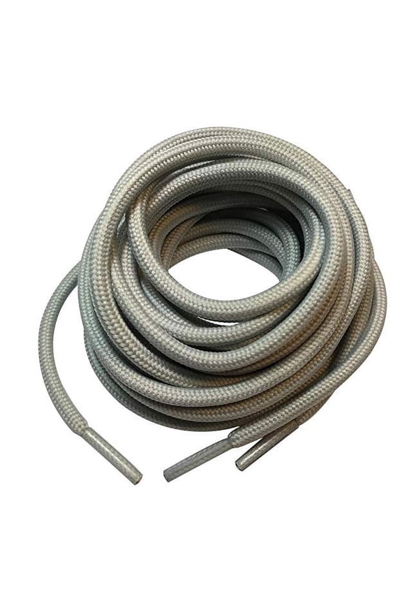 3 Pairs Gray Round Boot laces Shoelaces Strings Replacements for Hiking Work Boots Shoes 36 39 40 48 54 60 63 72 Inches