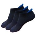 thumbnail image 1 of B&Q 3 Pairs Mens Athletic Cotton No Show Low Cut Ankle Breathable Casual Socks with Cushioned Tab for Sports Running Jogging Cycling, 1 of 5