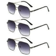 thumbnail image 1 of B & Q 3 Pairs Unisex Retro Aviator Pilot Fashion Classic Sunglasses Gender; Unisex Driving, 1 of 6