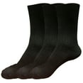 thumbnail image 1 of B&Q 3 pairs 98% Cotton Mens Breathable Comfortable Soft Fashion Casual Crew Business Dress Socks Mid Calf Size 9-11, 1 of 5