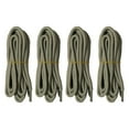 thumbnail image 1 of B&Q 4 Pairs 5mm Thick Heavy Duty Gray Hiking Work Boot Laces Shoelaces Strings Replacement for Men Women 39 40 48 54 55 60 63 72 Inches, 1 of 4