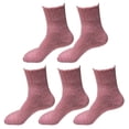 thumbnail image 1 of B&Q 5 Pairs Womens Winter Casual Wool Thermal Warm Boot Socks Size 5-10, 1 of 4