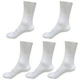 thumbnail image 1 of B&Q 5 pairs 98% Cotton Mens Breathable Comfortable Soft Fashion Casual Crew Business Dress Socks Mid Calf Size 9-11, 1 of 5